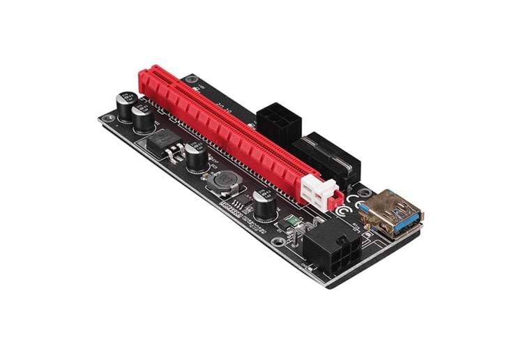 S-link SL-XE19 PCI-E 1x to 16x Sata 6pin Bitcoin Riser Versiyon 09S Ekran Kartı Yükseltici