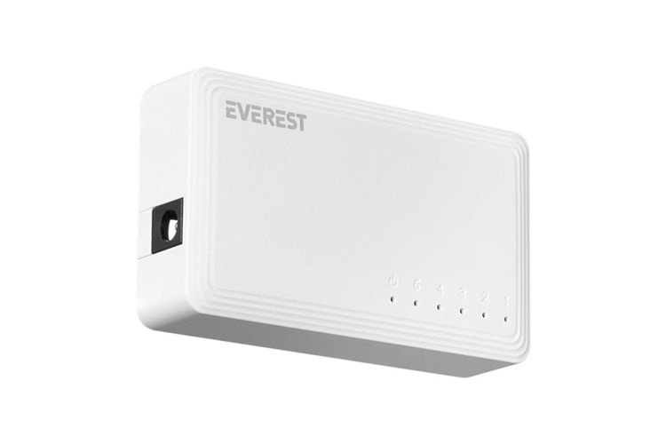 Everest EVERLINK ESW-515G 5 Port Gigabit Ethernet Masaüstü Ethernet Switch 