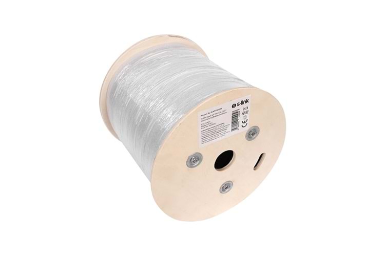 S-link SL-CAT7100M 100m Siyah S/FTP CCA CAT7 Gold Uçlu Ağ Bağlantı Kablosu