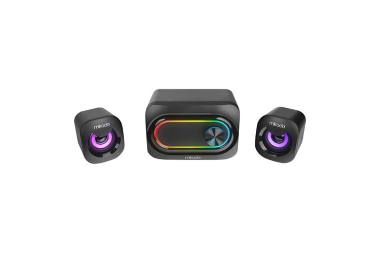 MIKADO MD-511 5W+3W×2 USB RGB Ledli 2.1 Gaming Speaker Hoparlör