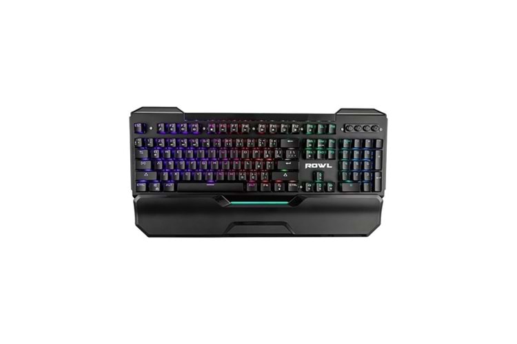 ROWL RGMK-01 PULSATRIX USB RGB Aydınlatmalı Blue Switch Mekanik Gaming Klavye
