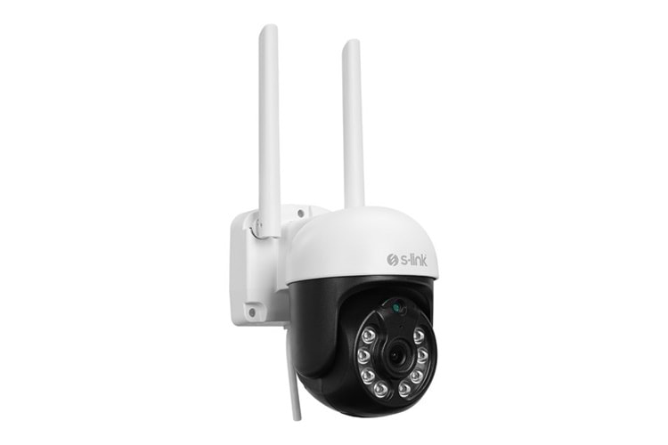 S-link SL-PTZ01 3MP 2.8mm Hareket algılamalı Smart PTZ Dome TF Kart Dual Band Wifi IP Kamera Tuya