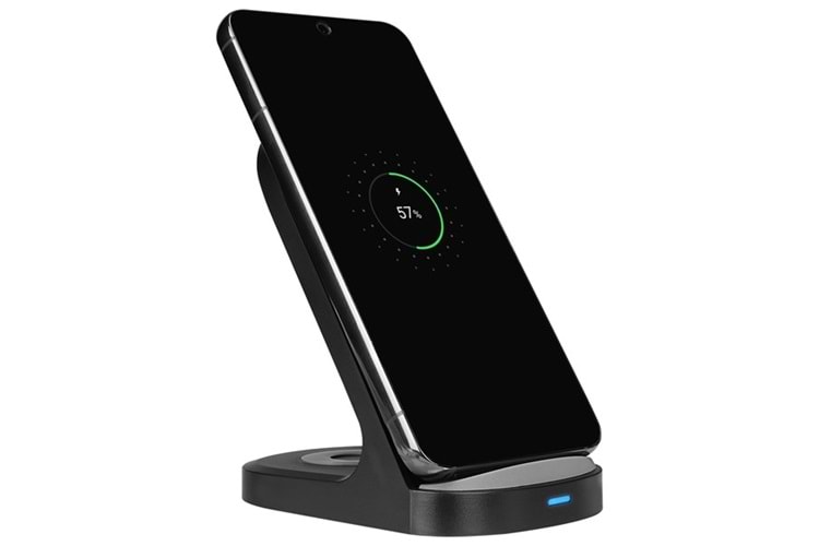 S-LINK SL-CW05 Mobil Telefon Uyumlu 15W LED Logo PRM Siyah Kablosuz Şarj Cihazı