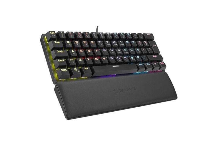 Rampage ALLY K11 Siyah Rainbow Q Bilek Destekli Red Switch Gaming Oyuncu Klavye
