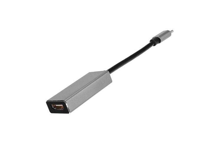 HYTECH HY-USBC11 1080P Metal Type -C-HDMI Görüntü Adaptörü