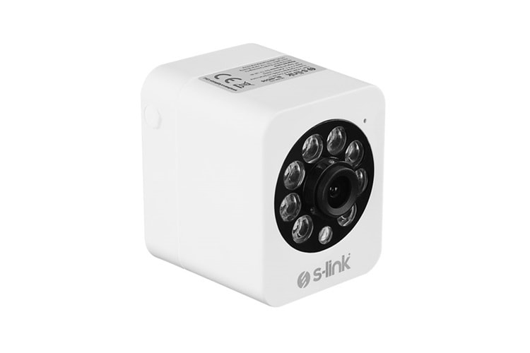 S-LINK SL-IND06 3.0 MP IP Smart Full HD Lens 2.8mm DUAL BAND Wifi Network TF Card Type-C Güvenlik Bebek Kamerası Tuya