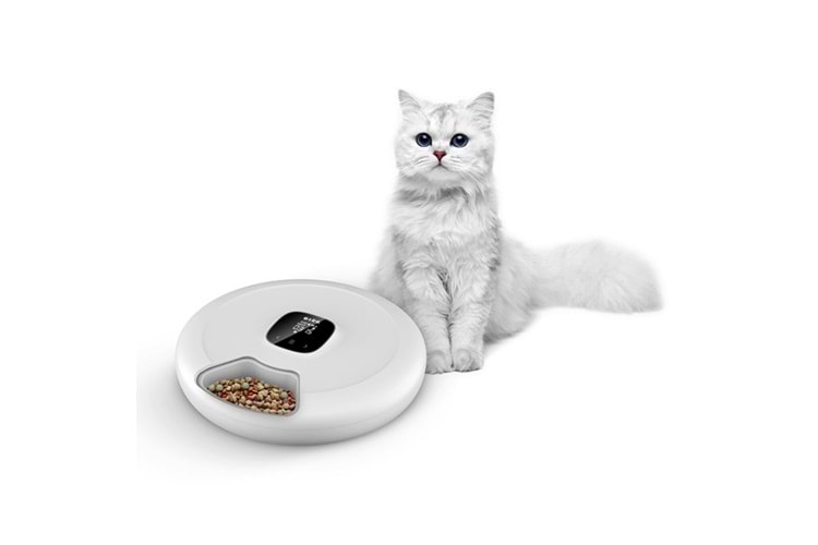 S-LINK SL-24 Otomatik Yem Kabı 6'sı 1 Arada Islak ve Kuru 170ml Porsiyon Kontrollu Kedi Köpek Besleyici Wifi TUYA Destek