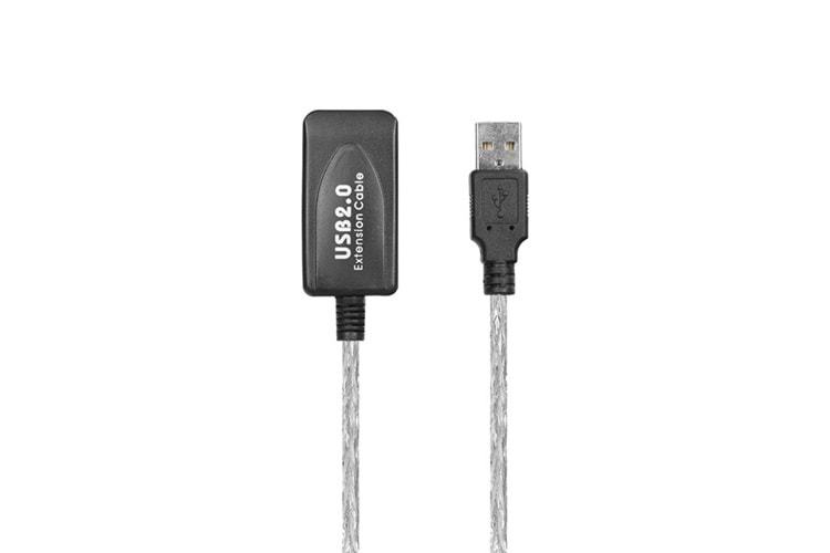 S-LINK 15metre SW-SGG45 Usb2.0 Şeffaf Uzatma Kablo
