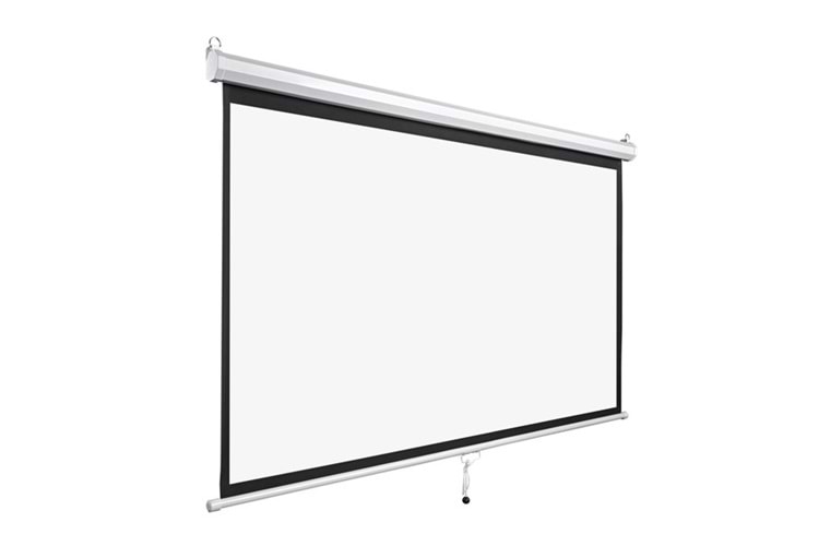 Everest MPP-200 200*200cm Arkası Siyah Fonlu Storlu Projeksiyon Perdesi