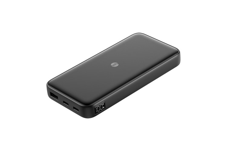 S-LINK P310 10000mAh PD20W+QC18W+HSC22.5W Siyah LCD Taşınabilir Pil Şarj Cihazı Powerbank