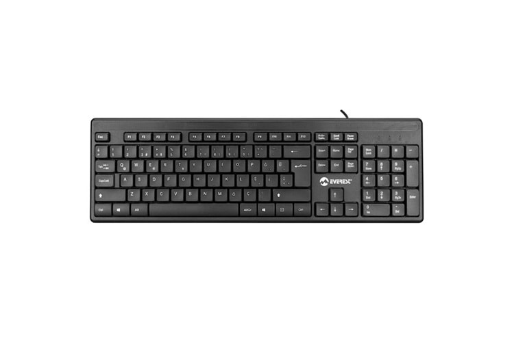 Everest KB-1002 Siyah USB Q Standart Klavye