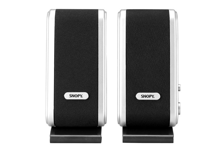Snopy SN-820 2.0 Siyah/Gümüş Lcd İnce Tasarım USB Multimedia Speaker Hoparlör