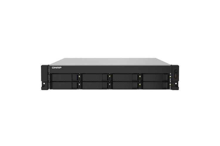 QNAP TS-832PXU-RP-16GB ALPINE AL324 QC-16GB RAM- 8-diskli Rack Nas Server (Disksiz)