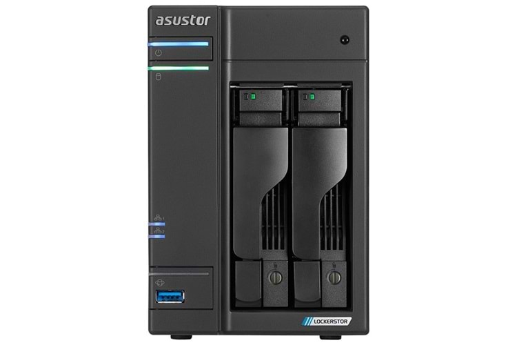 ASUSTOR AS6702T-8GB CELERON QC N5105 8GB RAM-2-diskli Nas Server (Disksiz)