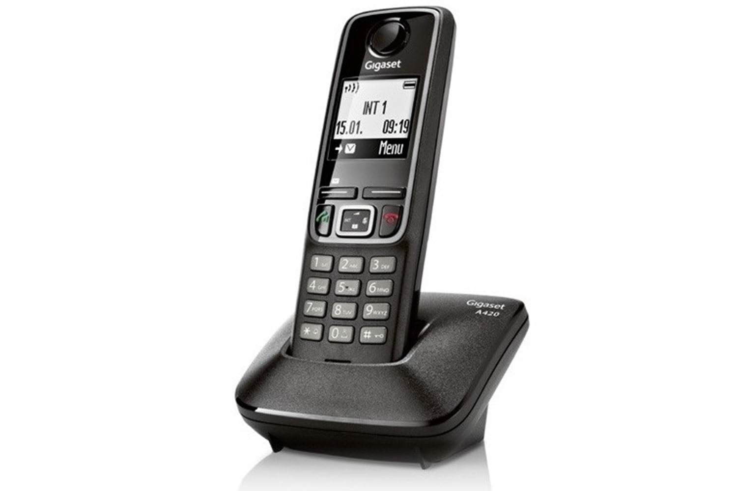 GIGASET A420 Kablosuz LCD Ekranlı Telefon Siyah