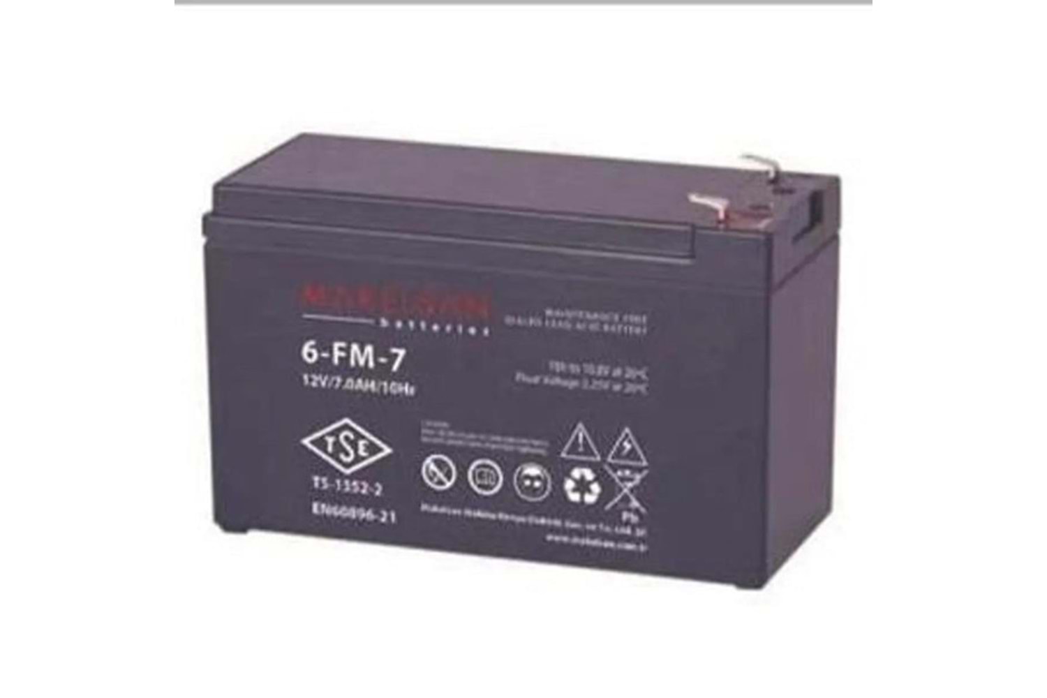 MAKELSAN 12v 7amper 6-FM-7 Kuru Tip Akü