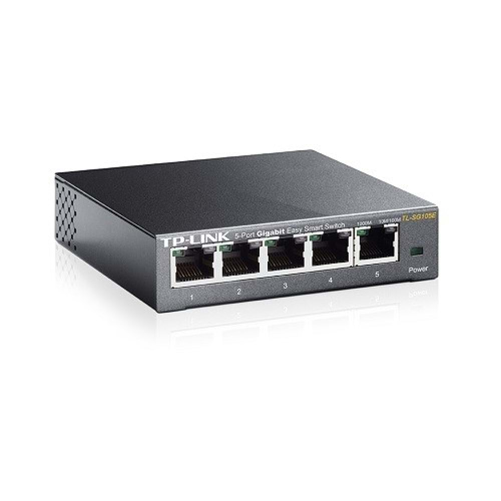 TP-LINK 5port TL-SG105E GIGABIT Yönetilebilir Switch Masaüstü