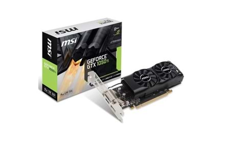 MSI GTX1050Ti 4GB 4GT LP DDR5 128bit HDMI DVI DP PCIe 16X v3.0 Low Profile