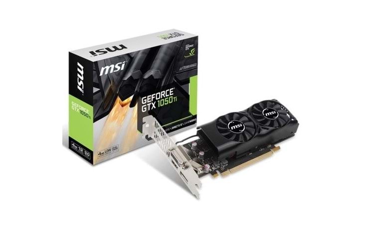 MSI GTX1050Ti 4GB 4GT LP DDR5 128bit HDMI DVI DP PCIe 16X v3.0 Low Profile