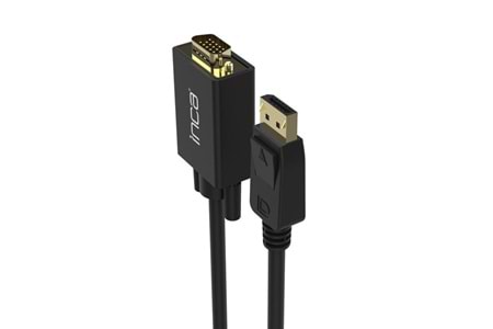 INCA IDPV-18T 1.8metre DP-VGA (E) Görüntü Kablosu