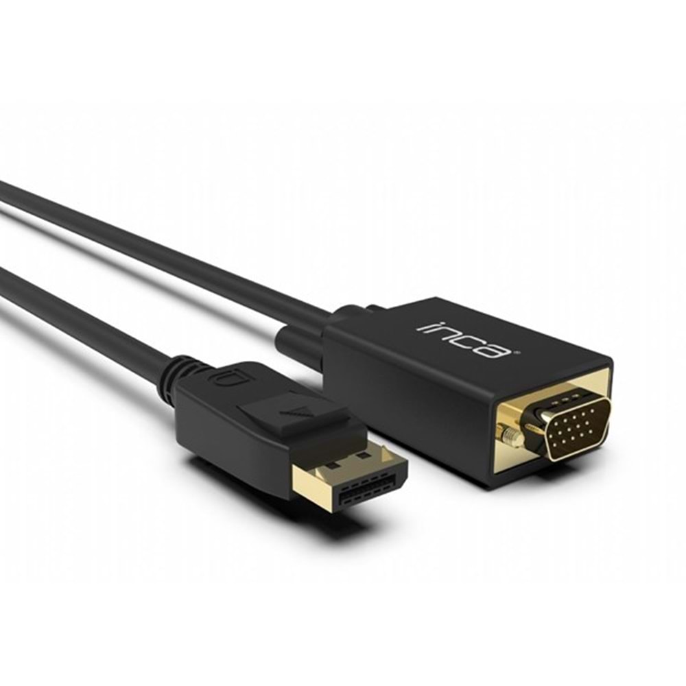 INCA IDPV-18T 1.8metre DP-VGA (E) Görüntü Kablosu