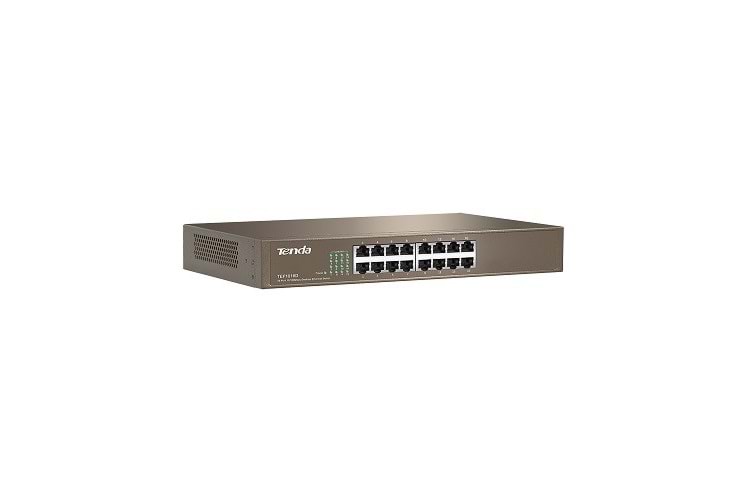 TENDA 16port TEF1016D 10/100 Yönetilemez Switch RackMount