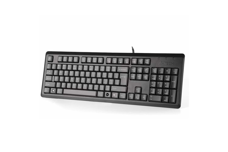 A4 TECH KR-92 USB Q Trk Siyah Multimedya Klavye Suya Dayanıklı