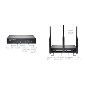 SONICWALL TZ400 01-SSC-0213 Adv Gateway Sec 5651Log. 2yıl Lisans 7x1GbE, 1 USB, 1 Console UTM Firewall 