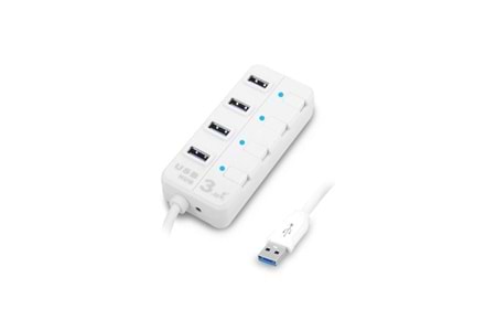 S-LINK SL-U307W 4port USB 3.0 Beyaz USB Çoklayıcı Hub