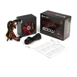 HIGH POWER 500W 80 BRONZE ECO HPE-500BR-A12SBK 12cm Fanlı Power Supply