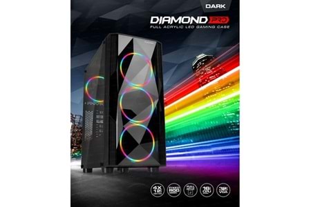 DARK DIAMOND PRO DKCHDIAMONDPRO Gaming Mid-Tower PC Kasası