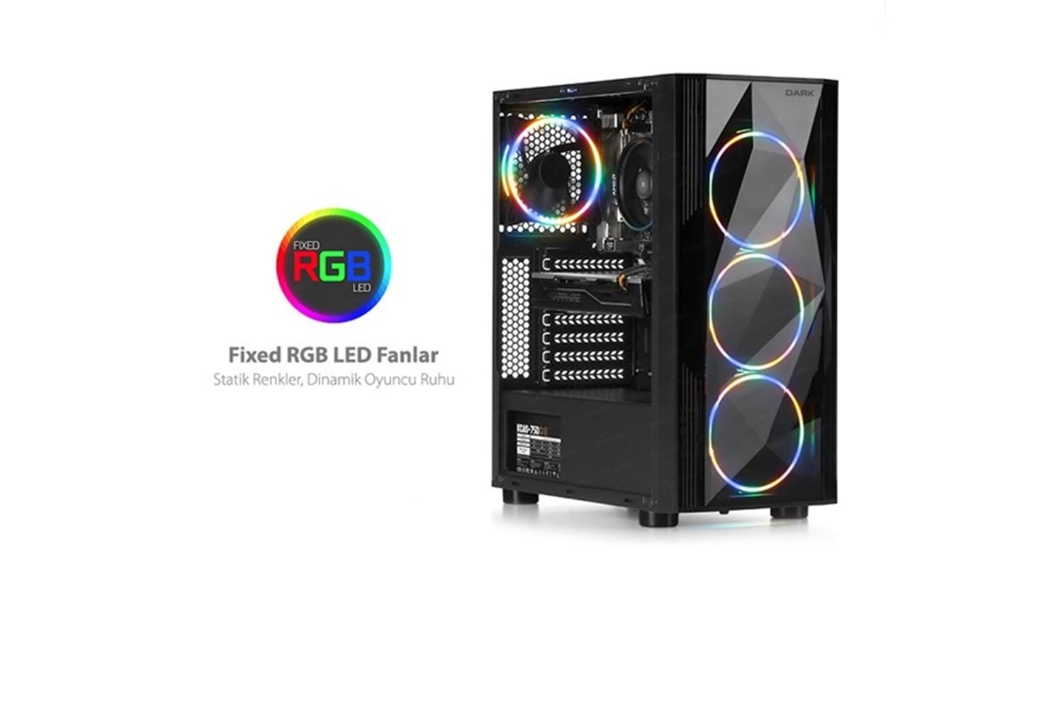 DARK DIAMOND PRO DKCHDIAMONDPRO Gaming Mid-Tower PC Kasası