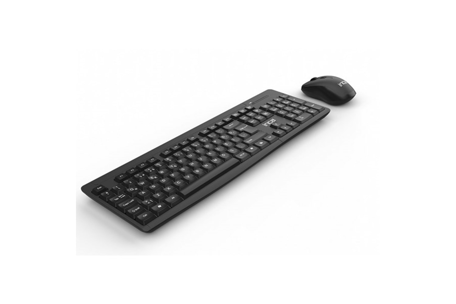 INCA IWS-539T Q Türkçe Kablosuz Multimedya Siyah Klavye+ Mouse