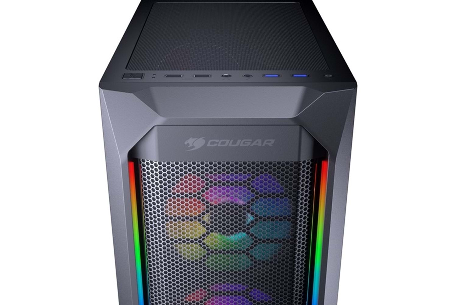COUGAR 650W 80+ MX410 MESH-G CGR-5VM6B-MESH-G-RGB GAMING MID-TOWER PC KASASI