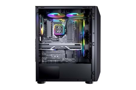 COUGAR 650W 80+ MX410 MESH-G CGR-5VM6B-MESH-G-RGB GAMING MID-TOWER PC KASASI