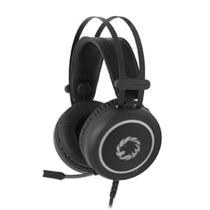 GAMEMAX HG3500 Stereo USB Led Aydınlatma Siyah Gaming Mikrofonlu Kulaklık