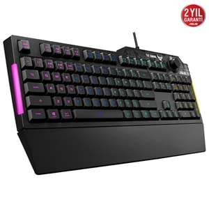 ASUS TUF GAMING K1 USB Q Trk Mekanik Hisli Siyah Gaming Klavye