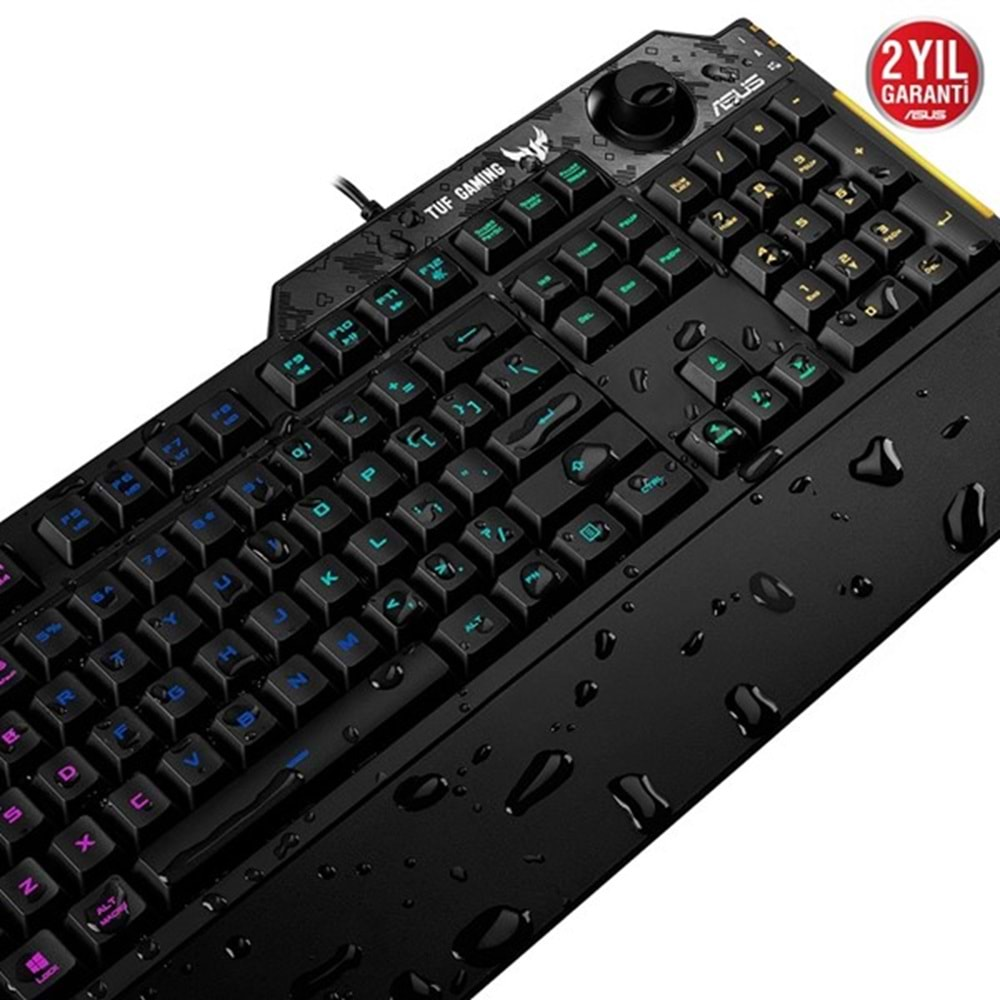 ASUS TUF GAMING K1 USB Q Trk Mekanik Hisli Siyah Gaming Klavye