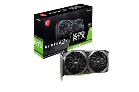 MSI RTX3060TI 8GB VENTUS 2X OCV1 LHR GDDR6 256bit HDMI DP PCIe 16X v4.0