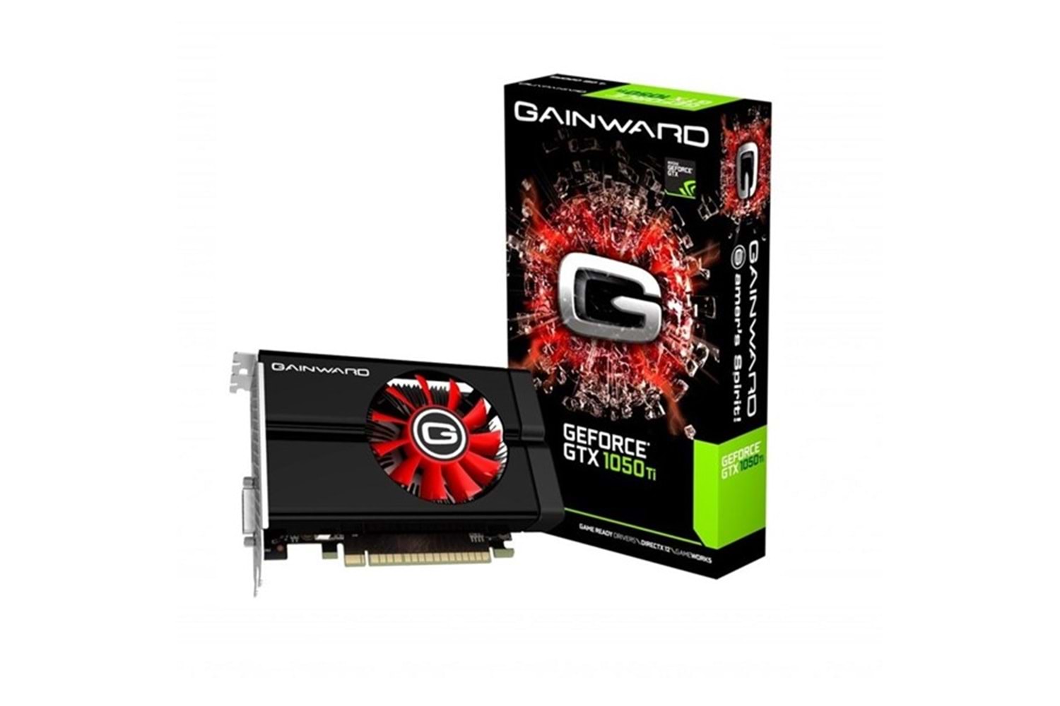 GAINWARD GTX1050Ti 4GB NE5105T018G1-1070F GDDR5 128bit HDMI DVI DP PCIe 16X v3.0