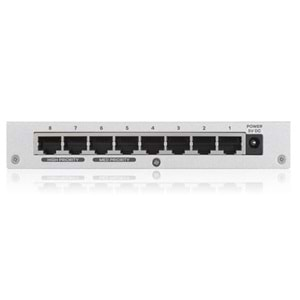 ZyXEL 8port GS-108B GIGABIT Yönetilemez Switch Masaüstü Çelik Kasa