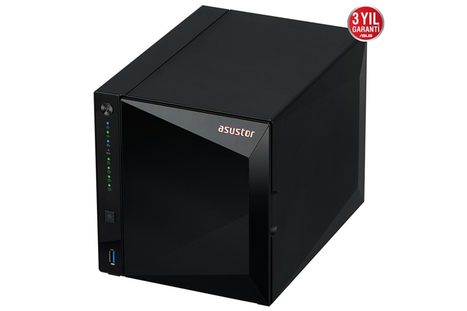 ASUSTOR AS3304T REALTEK QC 2 GB RAM- 4-diskli Nas Server (Disksiz)