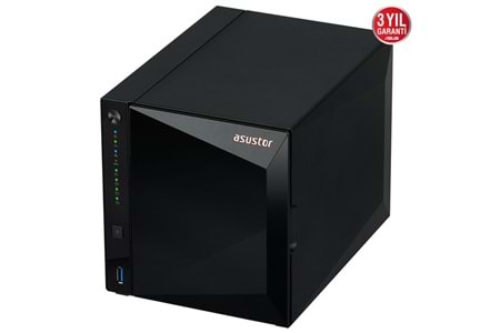 ASUSTOR AS3304T REALTEK QC 2 GB RAM- 4-diskli Nas Server (Disksiz)