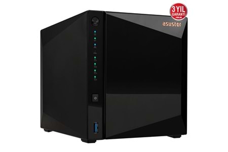 ASUSTOR AS3304T REALTEK QC 2 GB RAM- 4-diskli Nas Server (Disksiz)