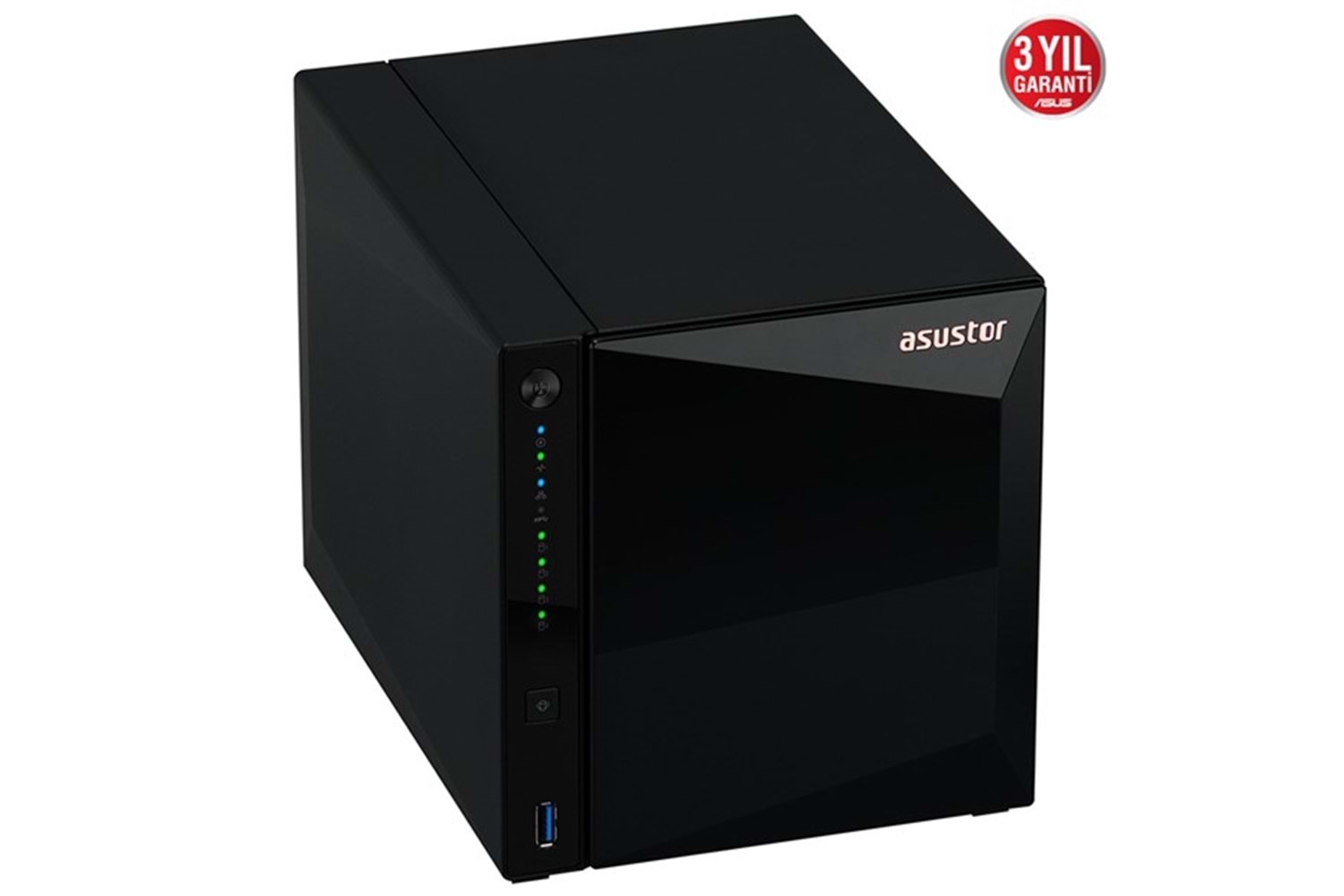 ASUSTOR AS3304T REALTEK QC 2 GB RAM- 4-diskli Nas Server (Disksiz)