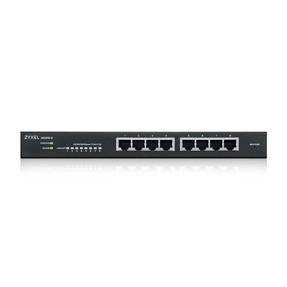 ZyXEL 8port GS1915-8 GIGABIT Yönetilebilir Switch