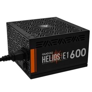GAMDIAS 600W 80 HELIOS E1-600 12cm Fanlı Power Supply