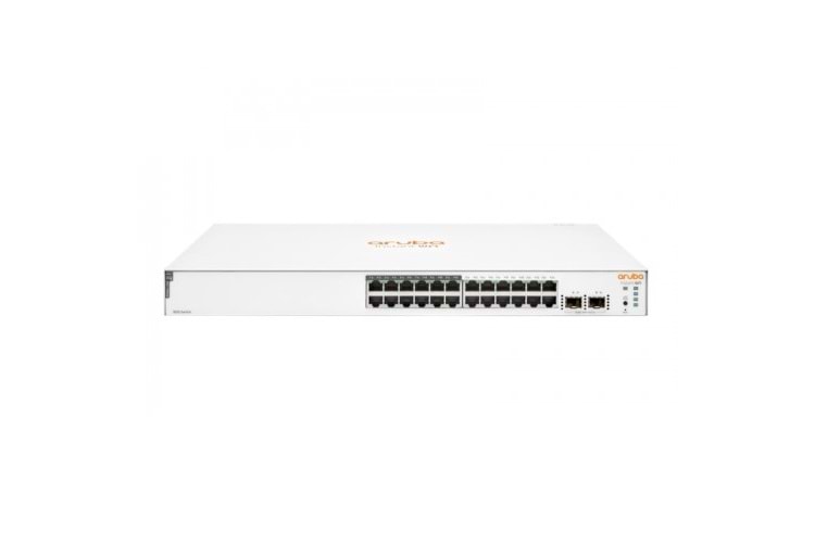 ARUBA 24port Instant On 1830-24G JL812A GIGABIT 2xSFP Yönetilebilir Switch RackMount