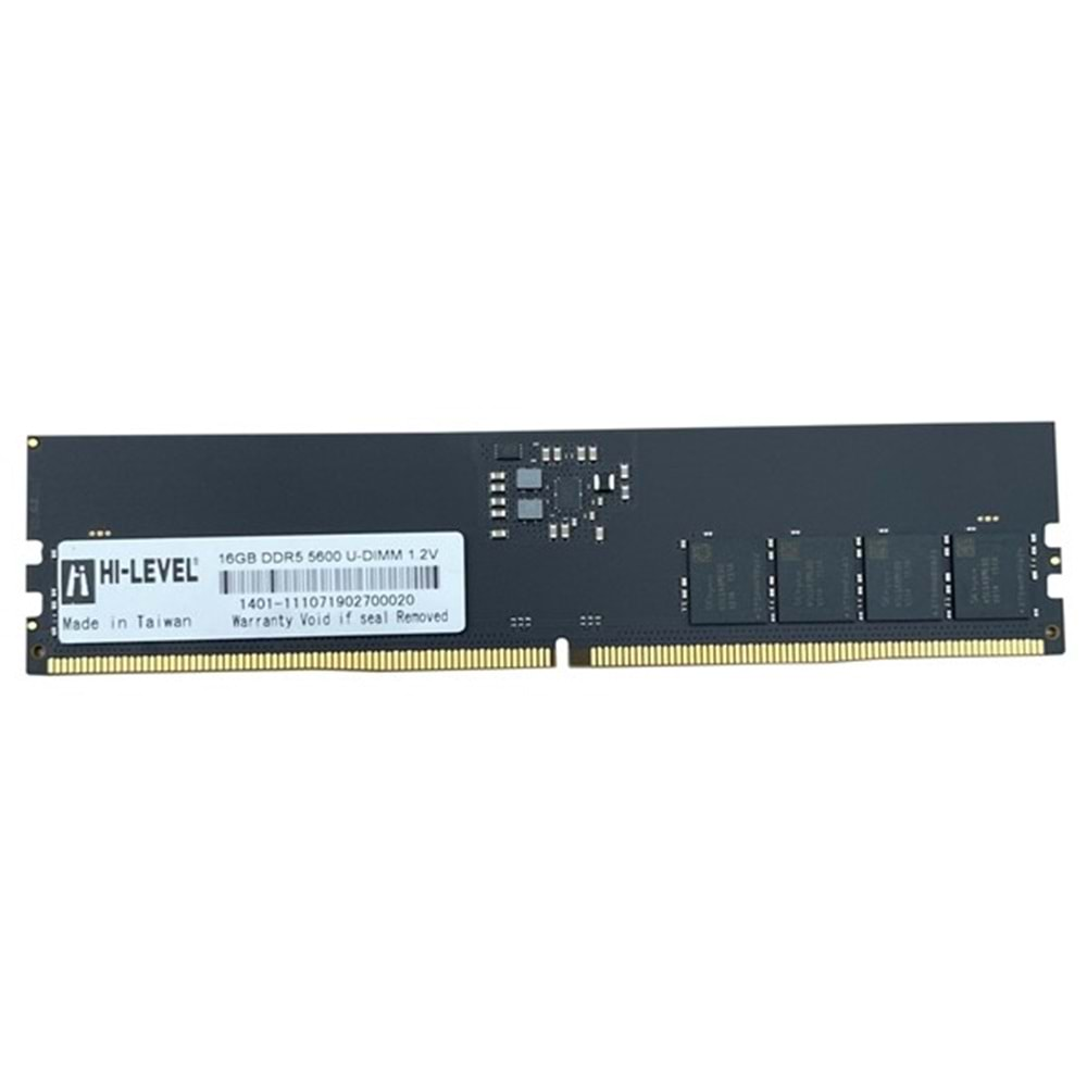 HI-LEVEL 16GB DDR5 5600MHZ CL38 PC RAM VALUE HLV-PC44800D5-16G