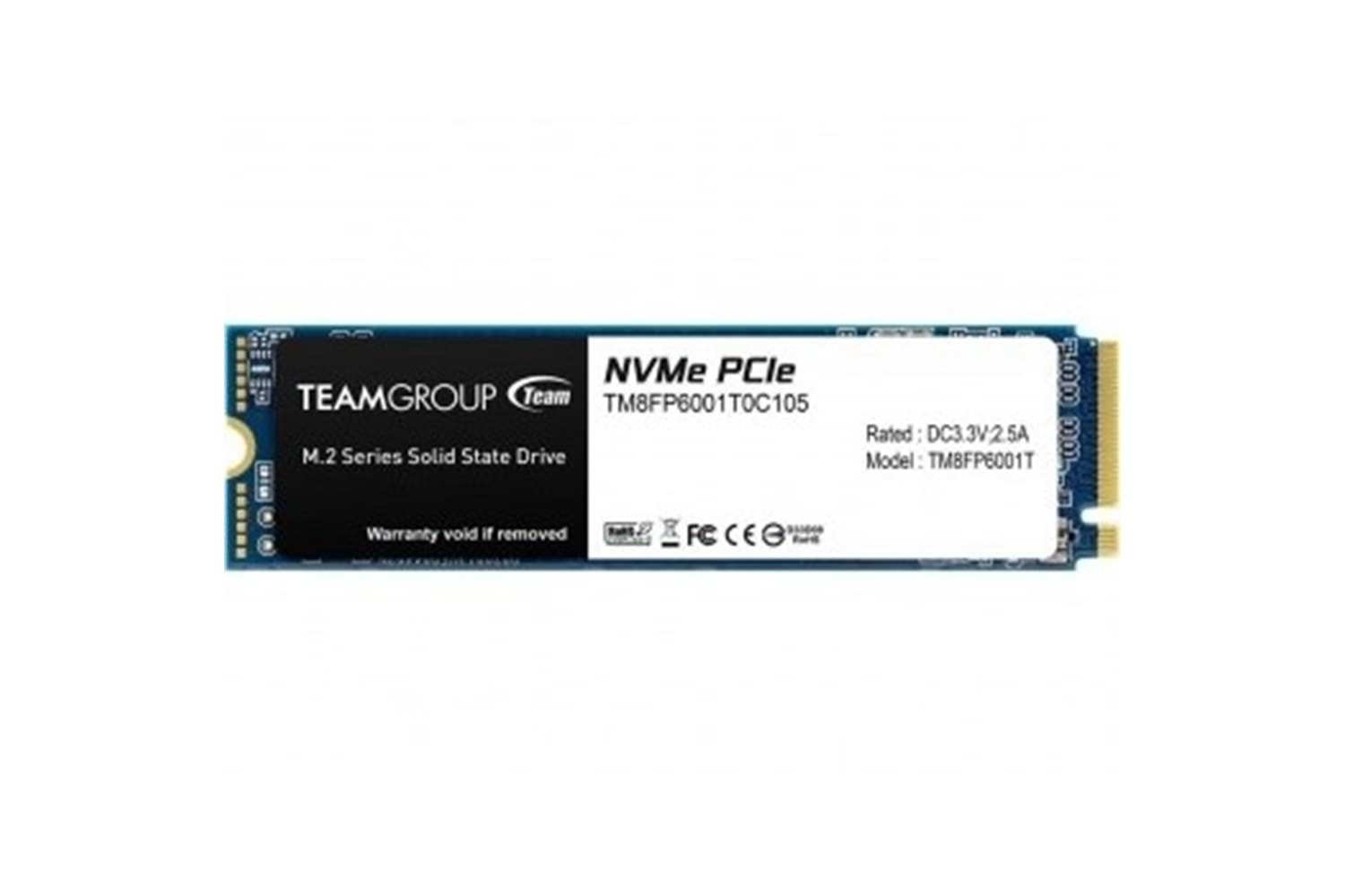 TEAM 256GB MP33 TM8FP6256G0C101 1600- 1000MB/s M2 PCIe NVMe Gen3 Disk